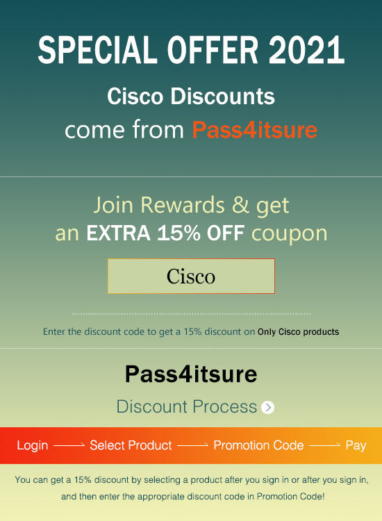 cisco Dumps Discount Code 2021