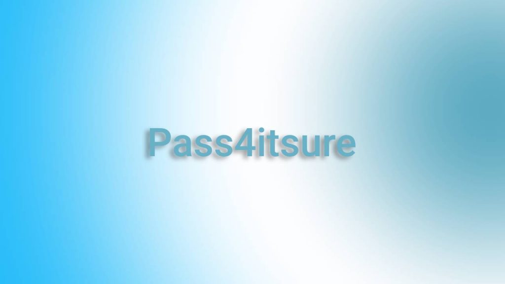 pass4itsure